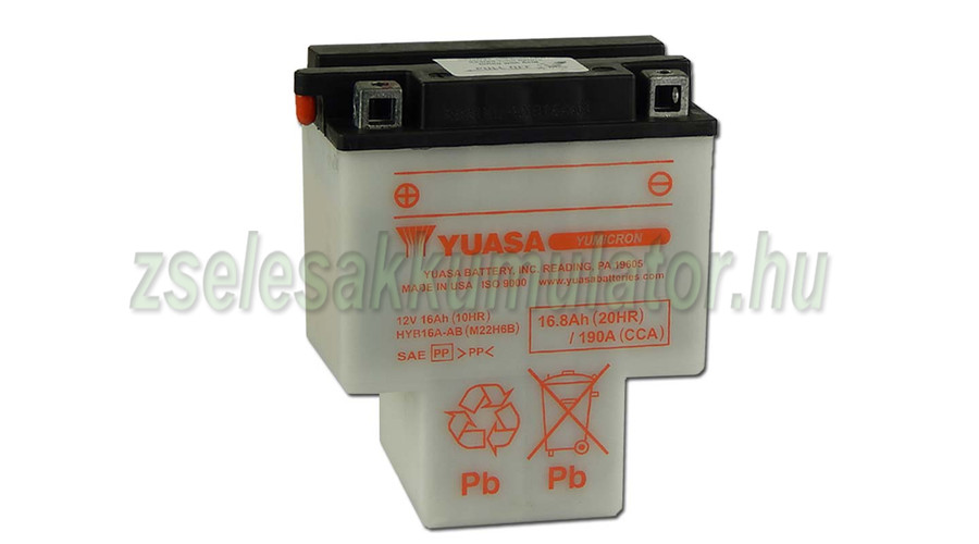 Аккумулятор yuasa hyb16a ab